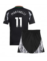 Arsenal Gabriel Martinelli #11 Venkovní dres pro děti 2024-25 Krátký Rukáv (+ trenýrky)